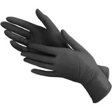 Gants nitrile noirs x100 – Protection mains usage professionnel