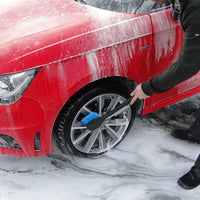 Brosse de lavage pour jantes automobiles et zones difficiles d’accès
