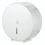 Distributeur papier toilette Jumbo 220 en acier époxy blanc