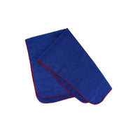 Microfibre grand format bleue 90 × 60 cm pour séchage automobile