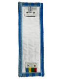 Frange de lavage à plat Micro Easy en microfibres à poches et languettes.