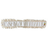 Frange balai ciseaux 100 cm écrue polyester coton pour balayage professionnel
