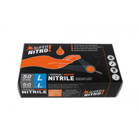 gants nitrile non poudrés super nitro! 
