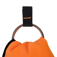 Anneau MAYKKER O-Ring argent et noir pour sac et ceinture tactique