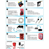 Accessoires fournis avec le Pro Sprayer III