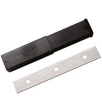 Lames en acier inoxydable 10 cm pour grattage professionnel des surfaces.